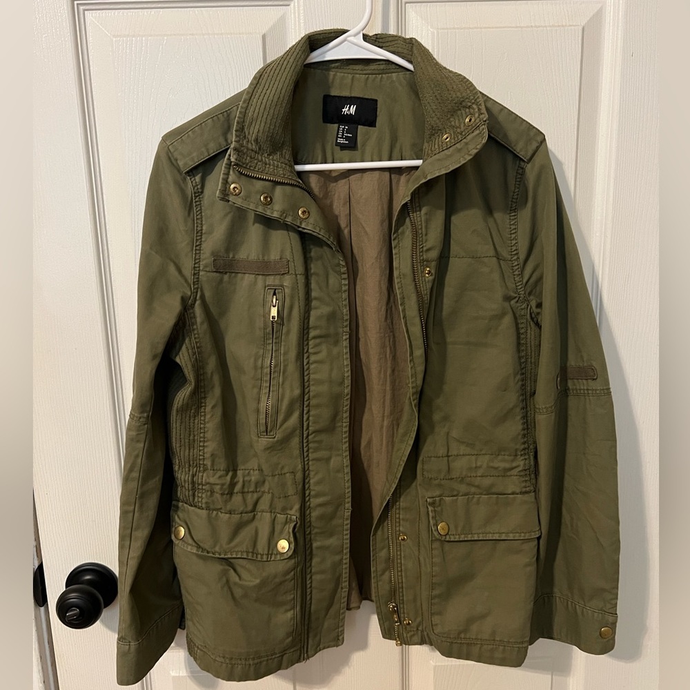 Women’s green light jacket